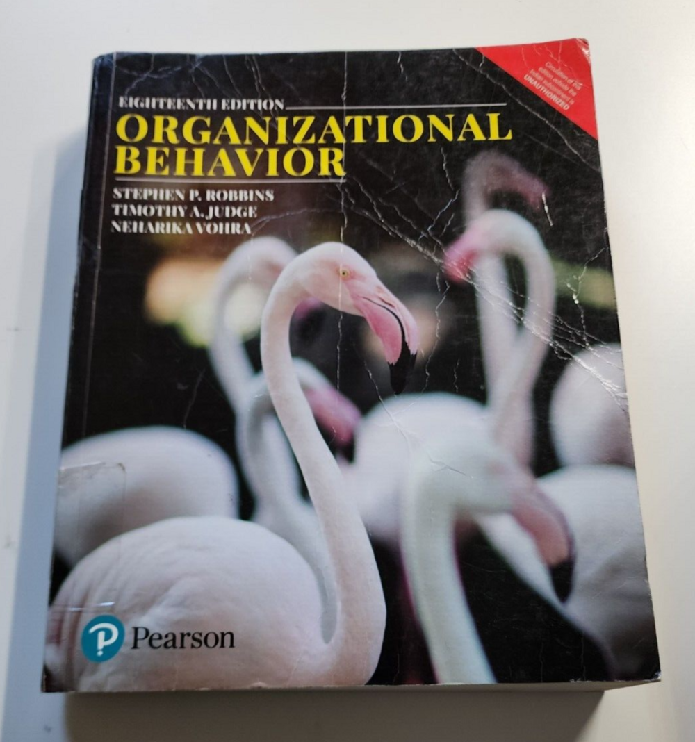 ORGANIZATIONAL BEHAVIOR, Robbins, International Ed, 18TH EDITION